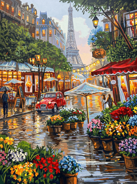 Parisian Flower Market Stroll (120 Colors)