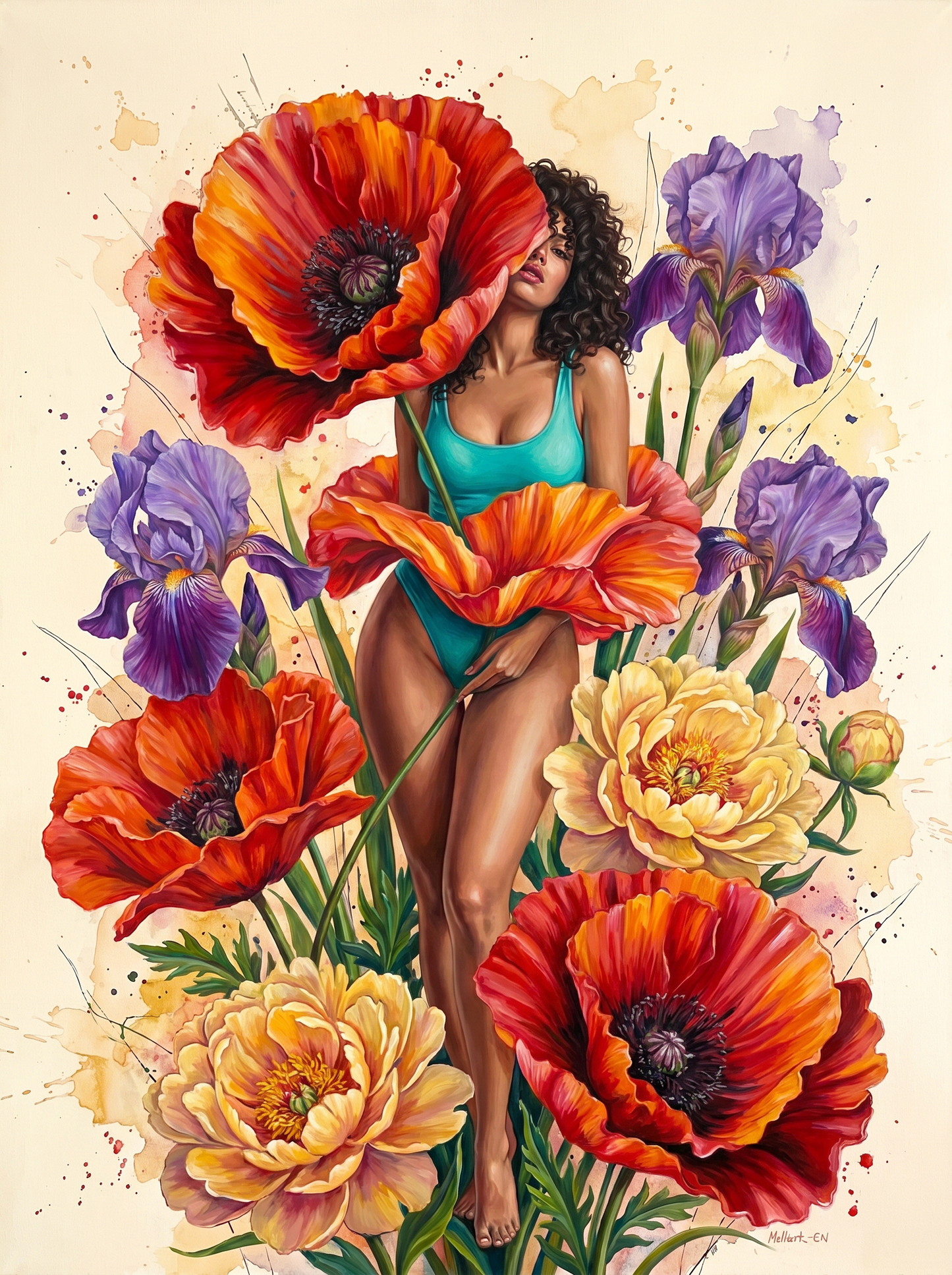 Poppy Garden Goddess (120 Colors)