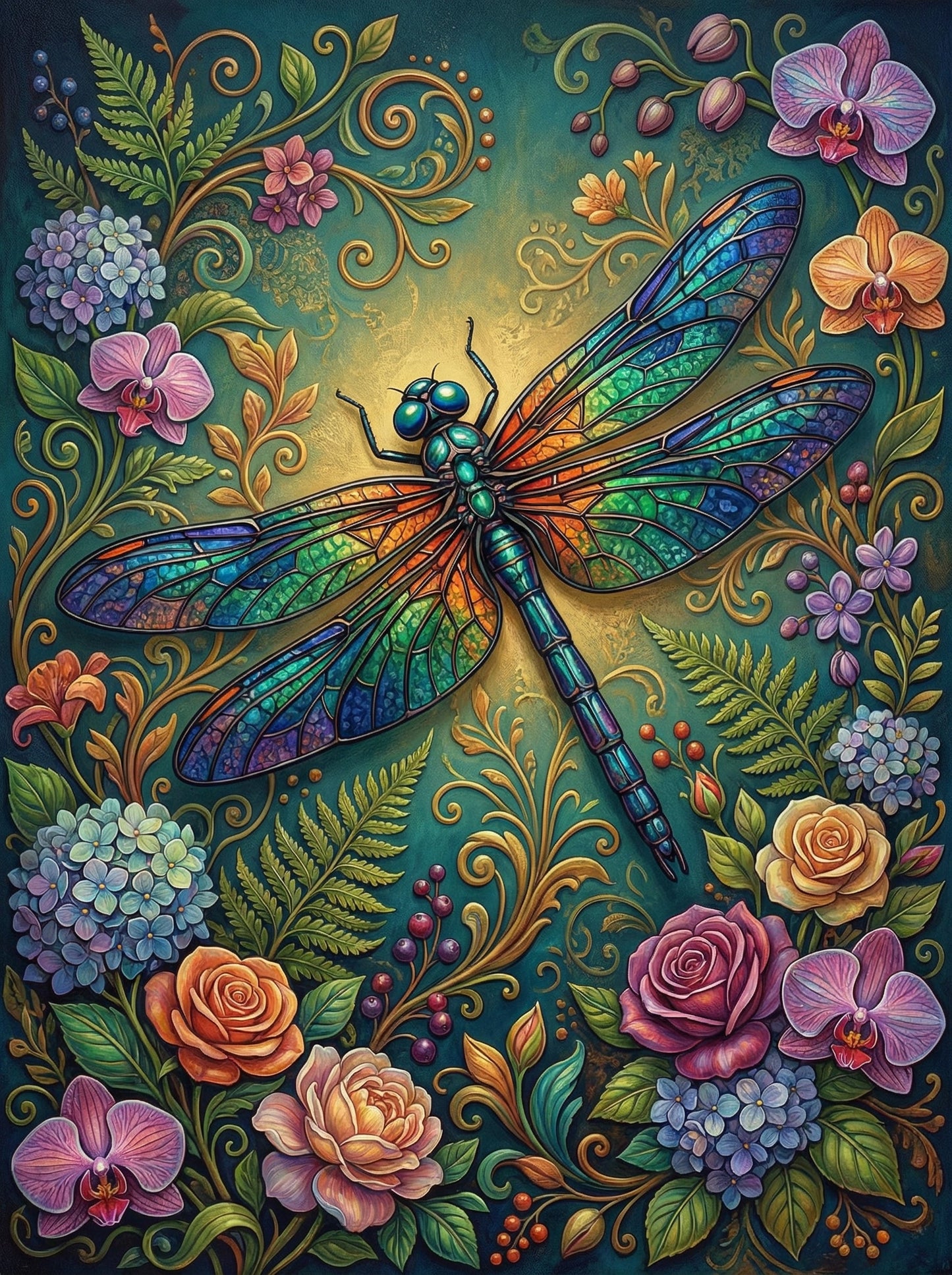 Rainbow Dragonfly Garden (80 Colors)