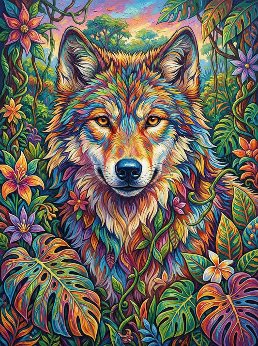Rainbow Wolf Garden (120 Colors)