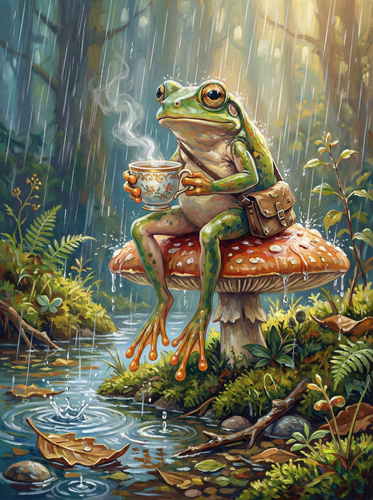 Rainy Day Frog Tea (80 Colors)