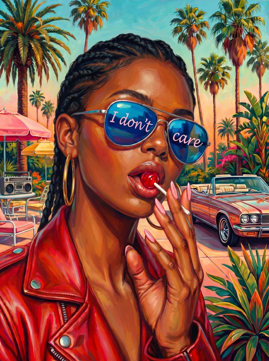 Retro Lollipop Palm Attitude (120 Colors)