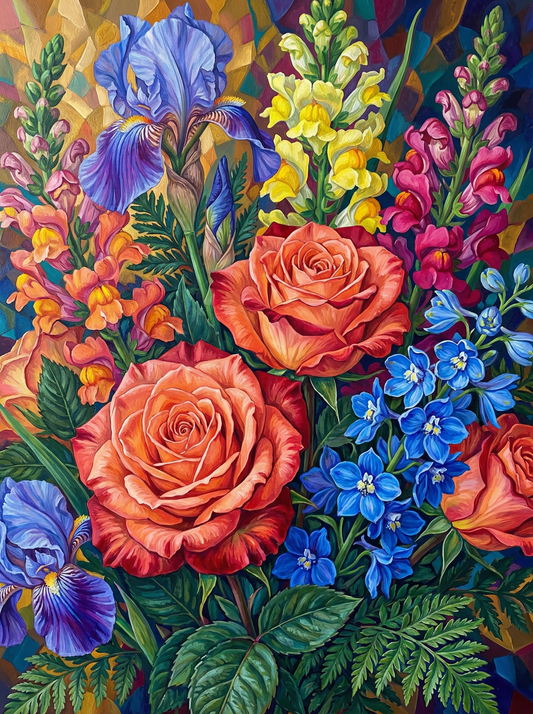 Rose And Iris Garden (120 Colors)