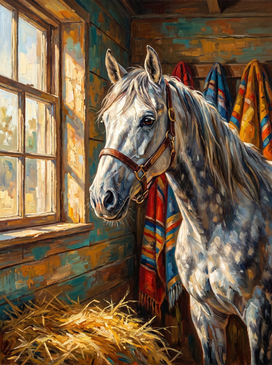 Rustic Window Pony (120 Colors)