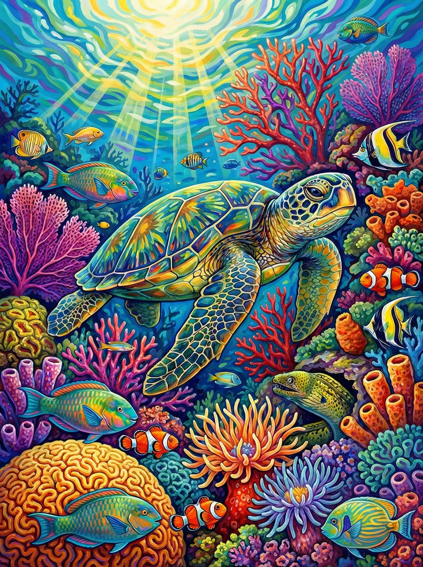 Sea Turtle Paradise (120 Colors)