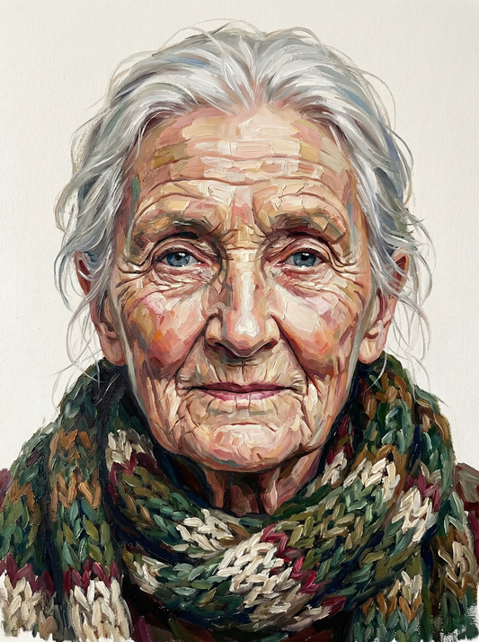 Serene Elder Face (80 Colors)
