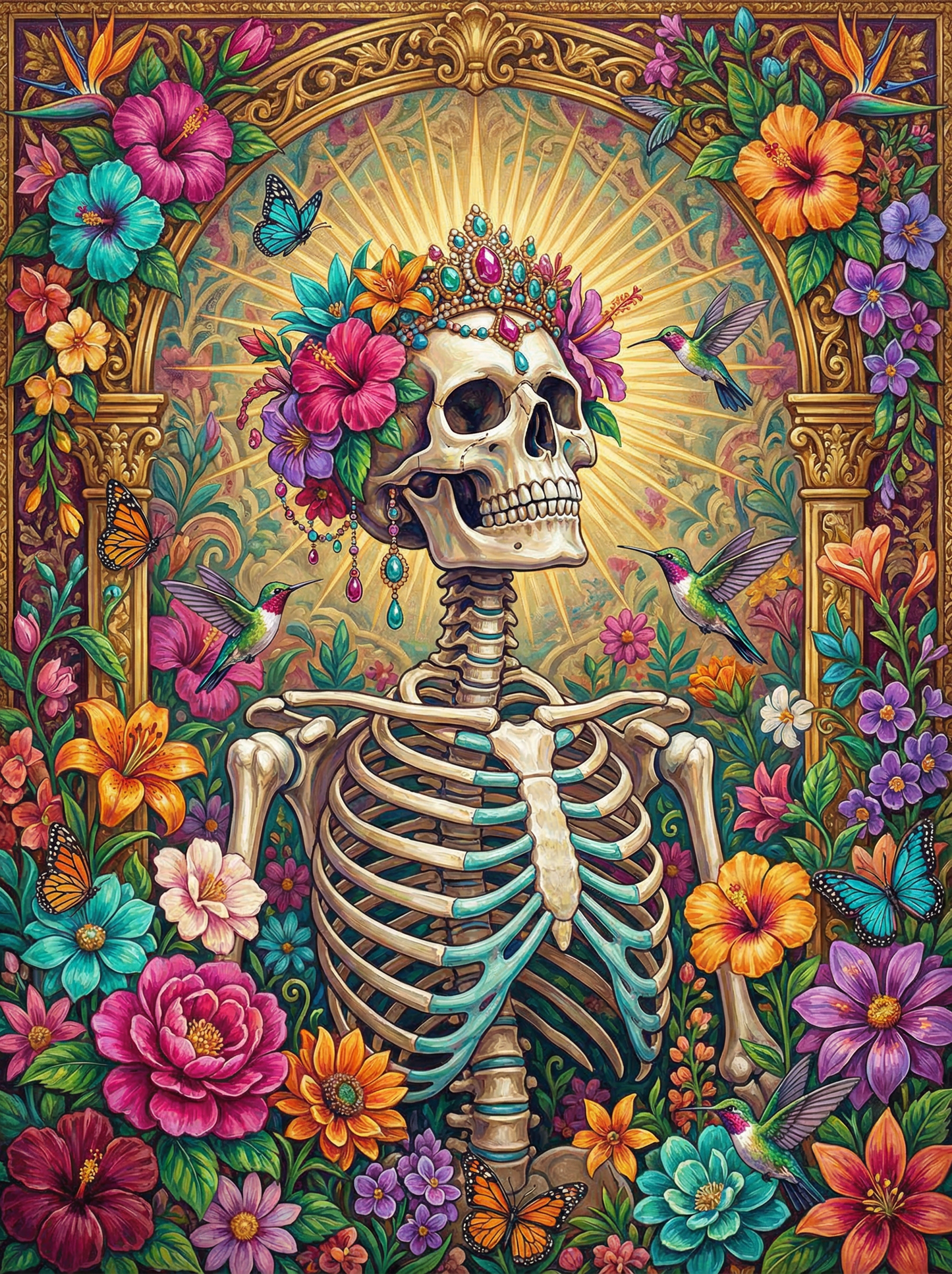 Skull Garden Meditation (120 Colors)