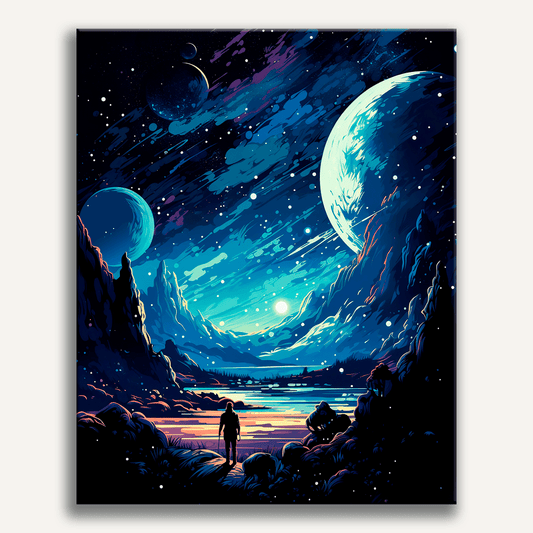 5 Magpies - Paint By Numbers Cities