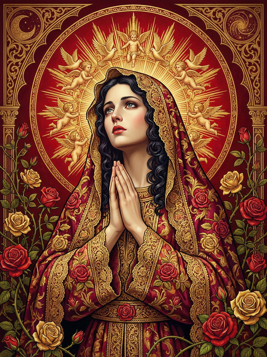 Spiritual Woman Prayer (80 Colors)