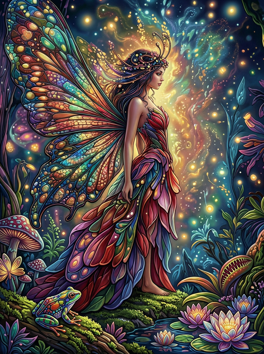 Stained Glass Fairy (80 Colors)