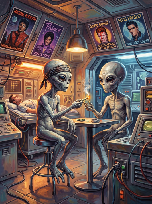 Stoned Aliens Spaceship (120 Colors)