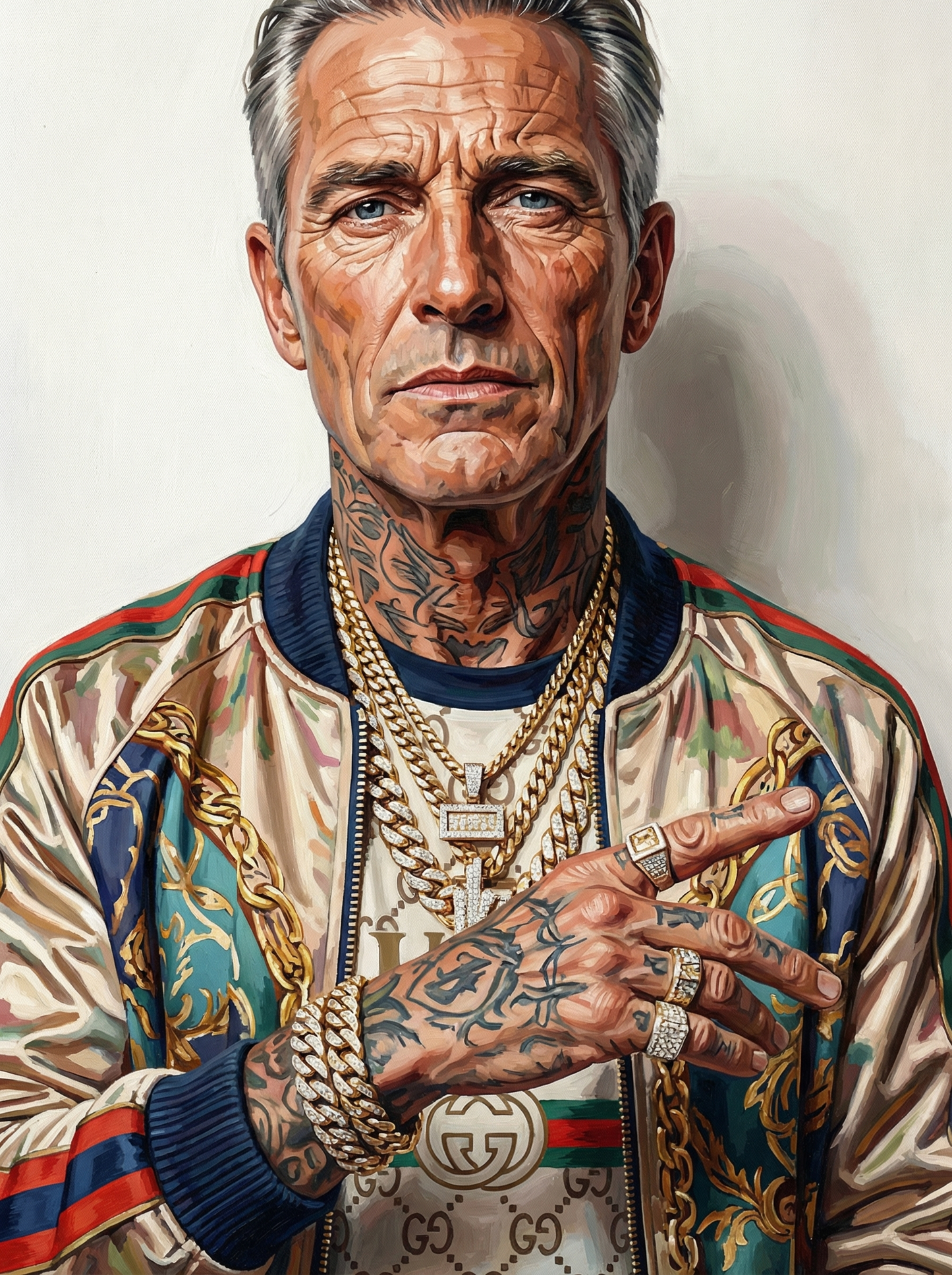 Street Style Tattooed Man (120 Colors)