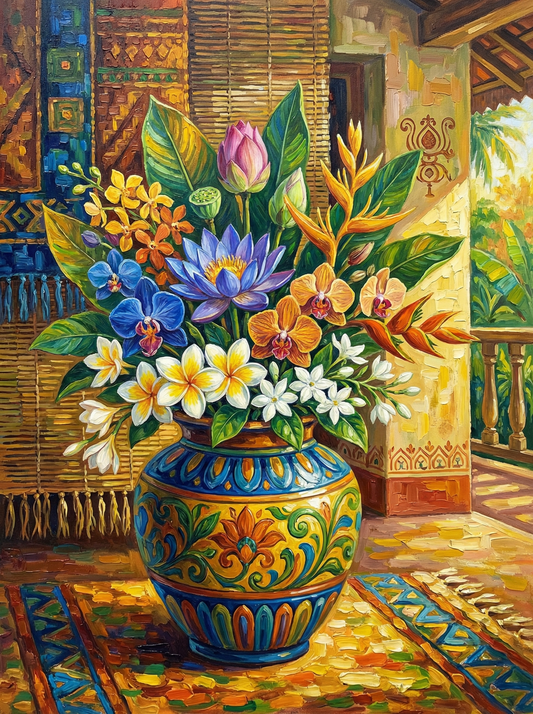 Sunlit Window Cottage Garden (80 Colors)
