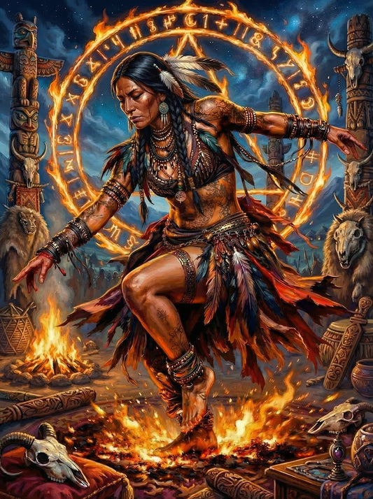 Tribal Warrior Fire Shaman (80 Colors)