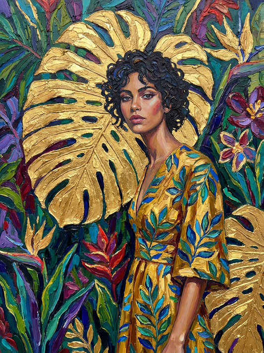 Tropical Portrait Monstera (120 Colors)
