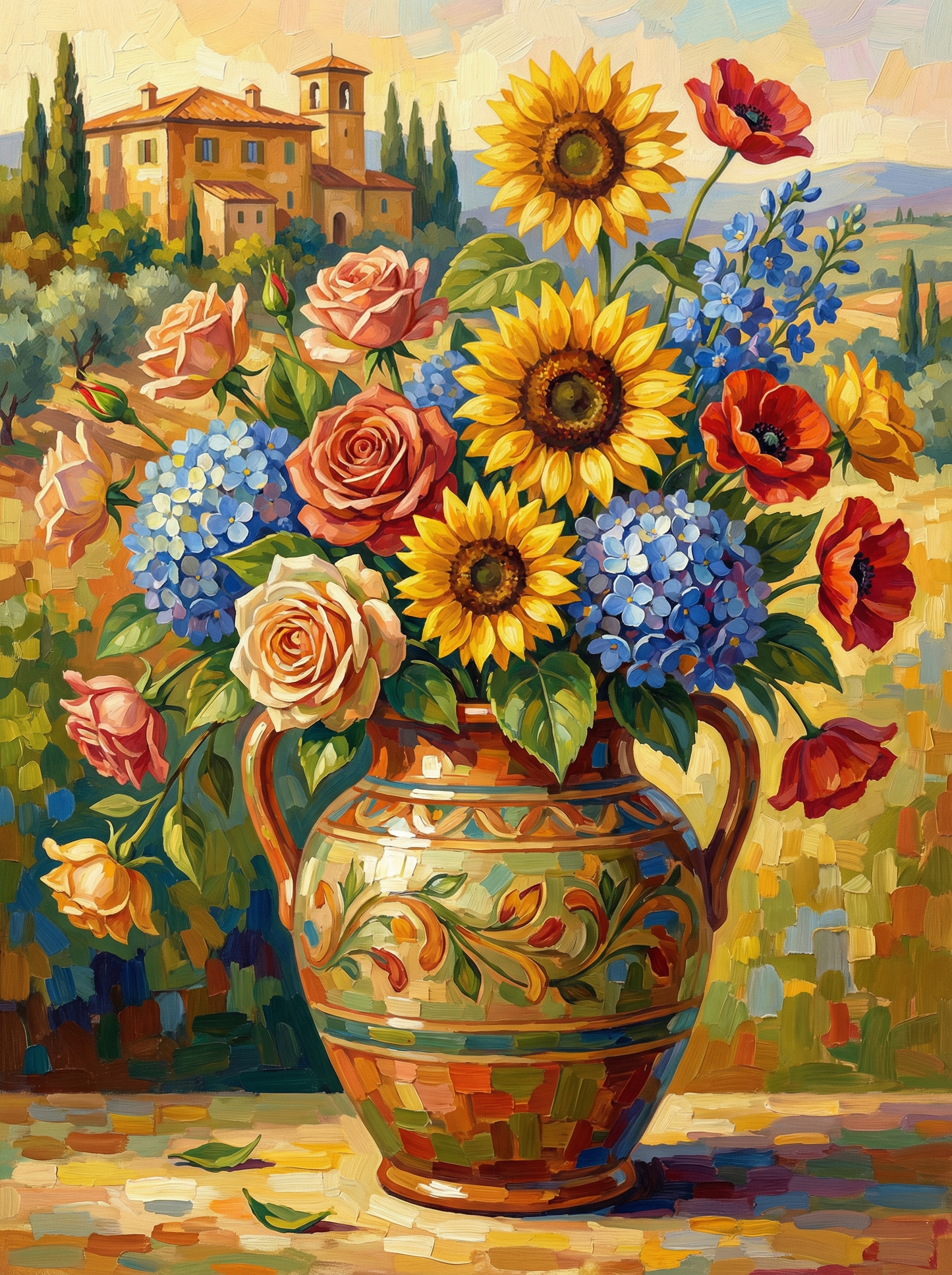 Tropical Sunset Arrangement (80 Colors)