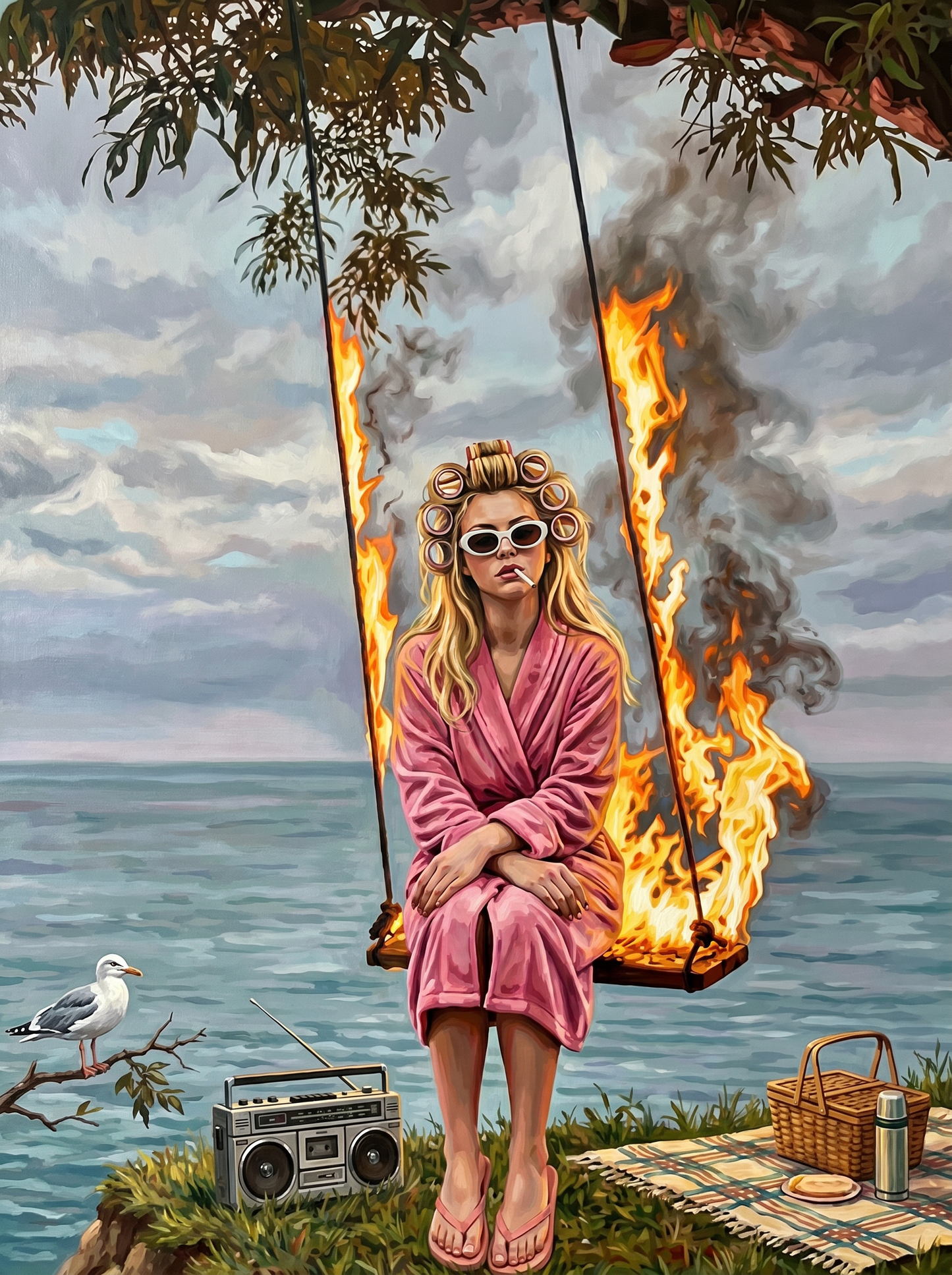 Unbothered Seaside Burning Swing (80 Colors)
