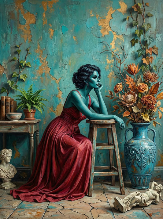 Vintage Contemplation Still Life (120 Colors)