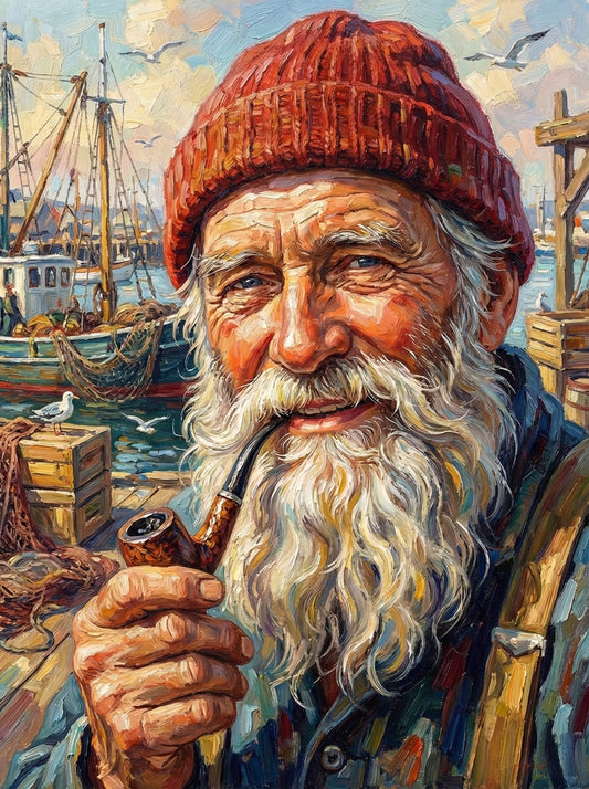 Wanderer In Stormy Light (80 Colors)