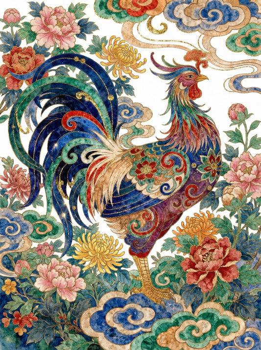 Imperial Blossom Rooster (80 Colors)
