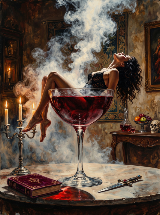 Wine Glass Sophistication (120 Colors)
