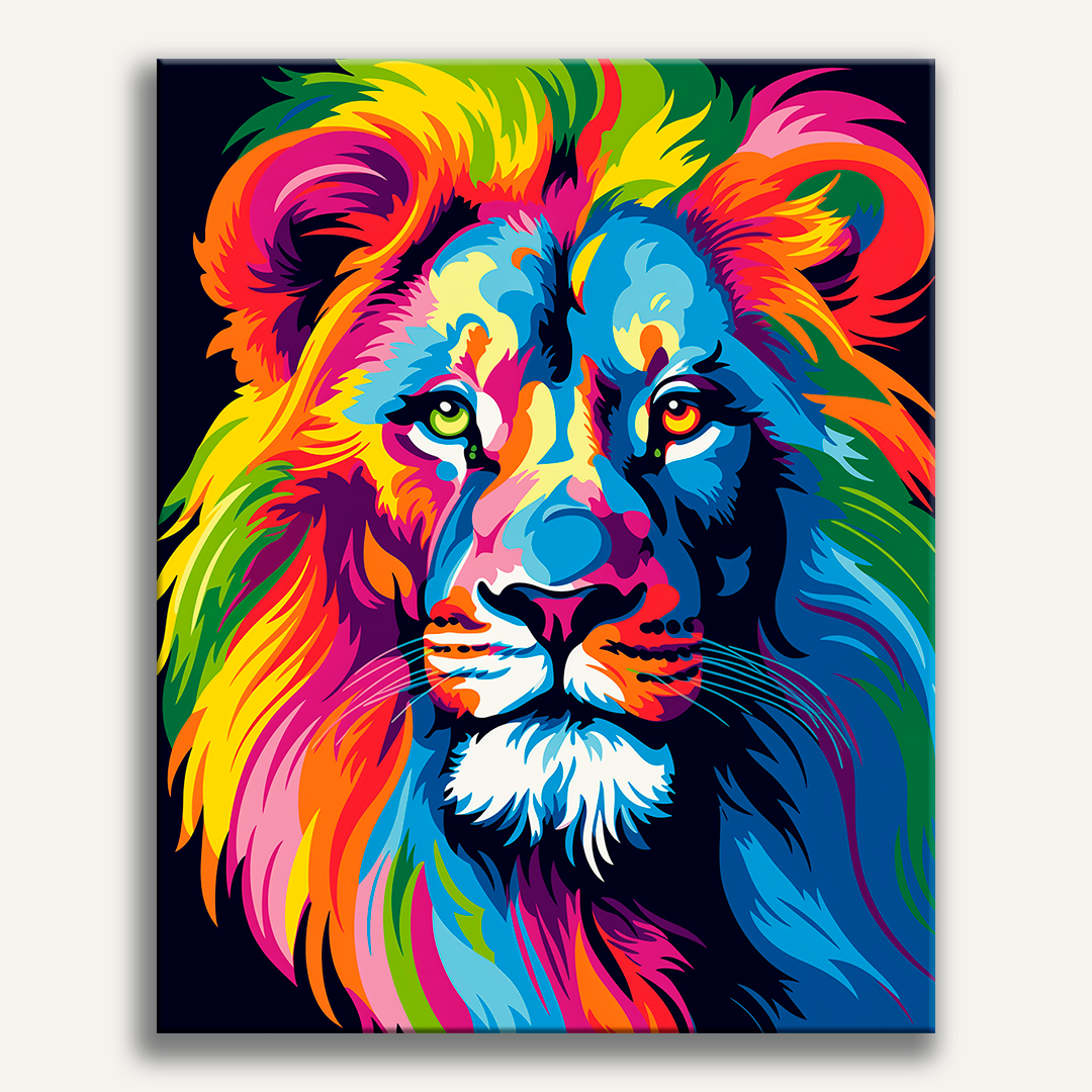 Colorful Lion