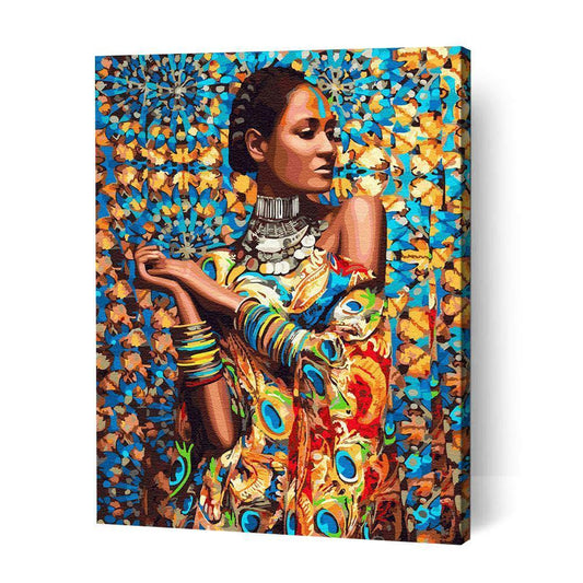 African Girl - Paint By Numbers Cities