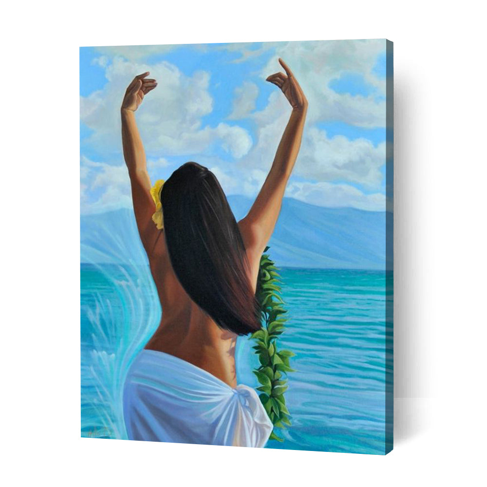 Island Girl II - Paint By Numbers Cities