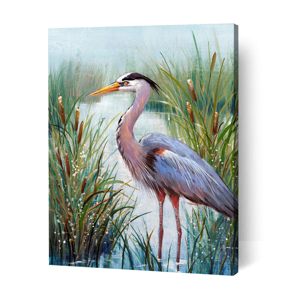 Order Marsh Heron Paint By Numbers Kits 