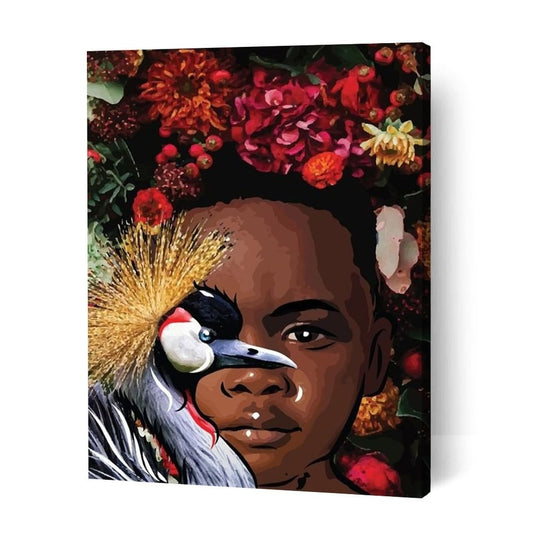 African Child II - Paint By Numbers Cities