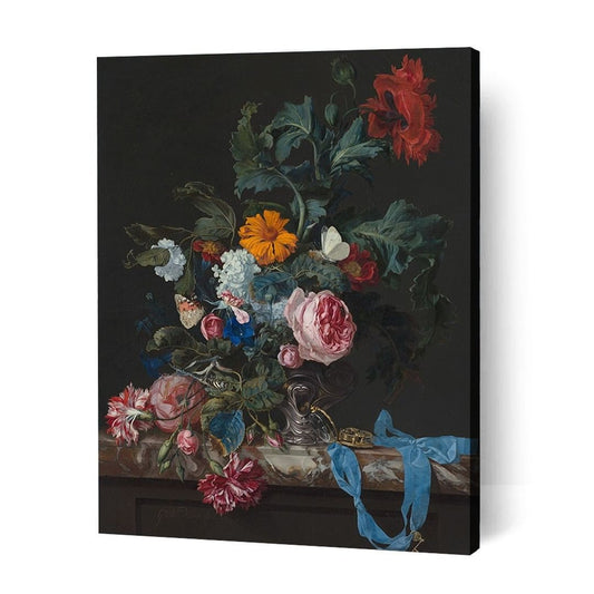 Contrasting Flowers II - Paint By Numbers Cities