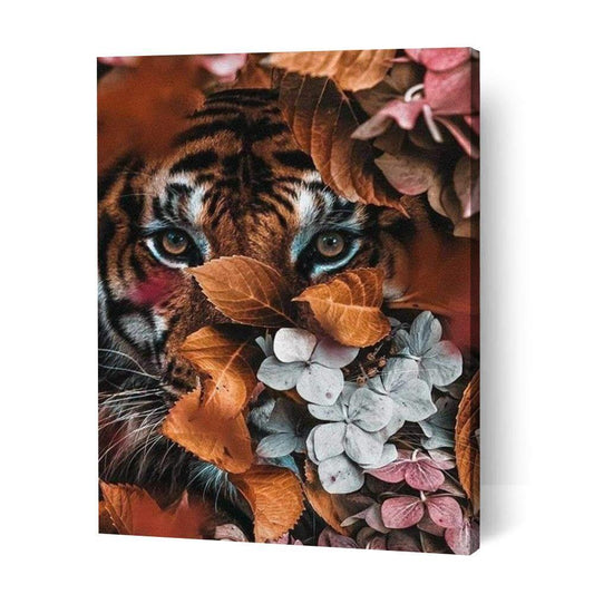 Floral Tiger II - Paint By Numbers Cities