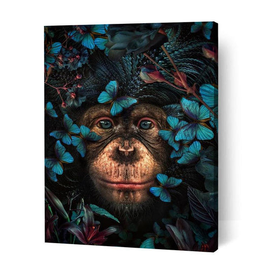 Floral Chimp - Paint By Numbers Cities