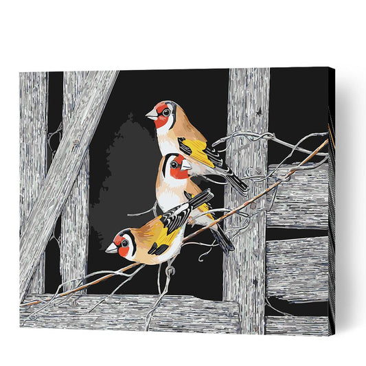 Goldfinches - Paint By Numbers Cities