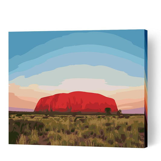 Uluru - Paint By Numbers Cities