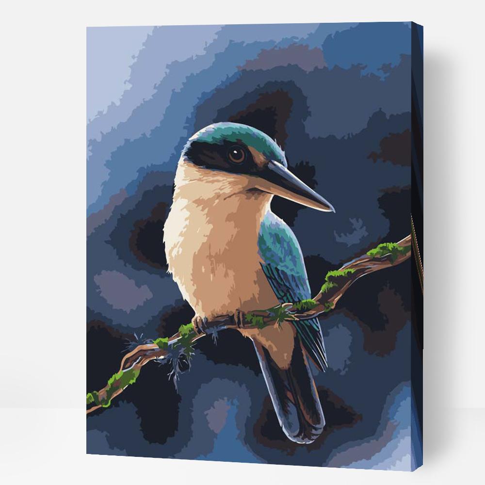 Sacred Kingfisher - Paint By Numbers Cities