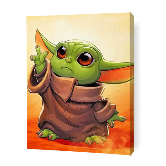 Baby Yoda/ Grogu - Star Wars - Paint By Numbers Cities