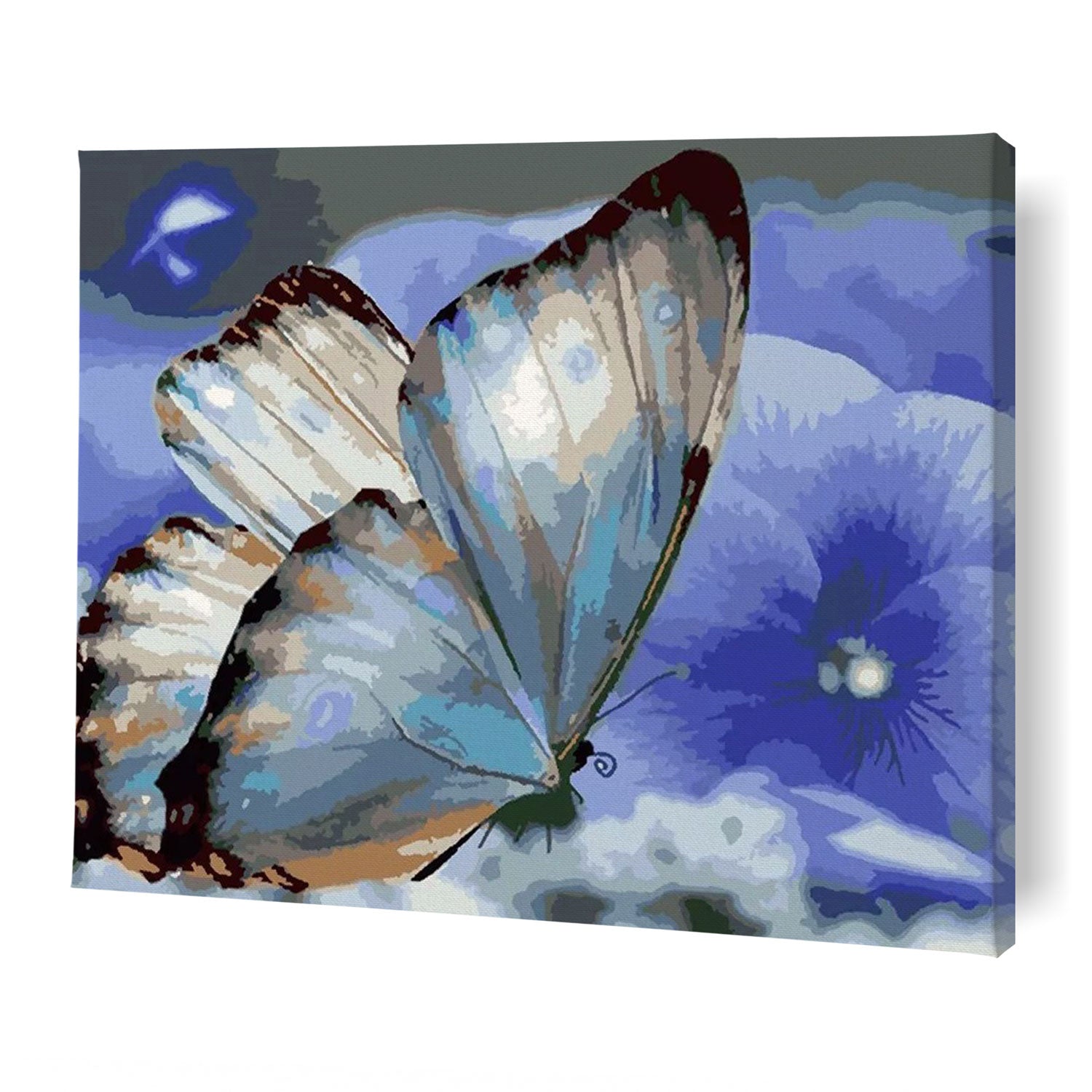 Order Butterfly on Purple Flower Paint by Numbers Kits | Australia
