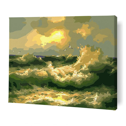 Crashing Waves IV - Paint By Numbers Cities