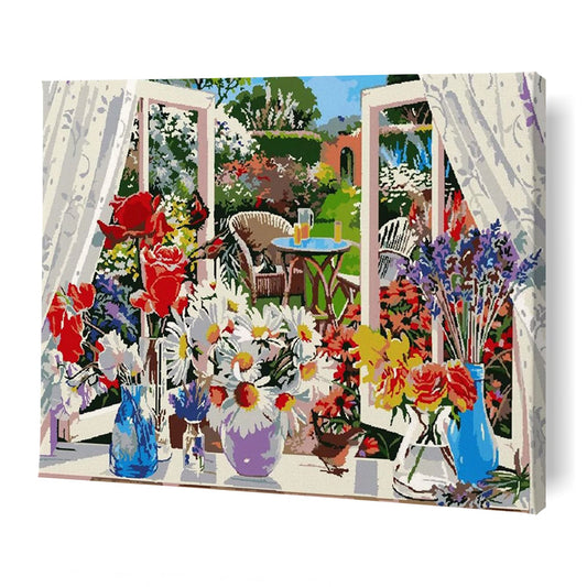 Garden Paradise - Paint By Numbers Cities