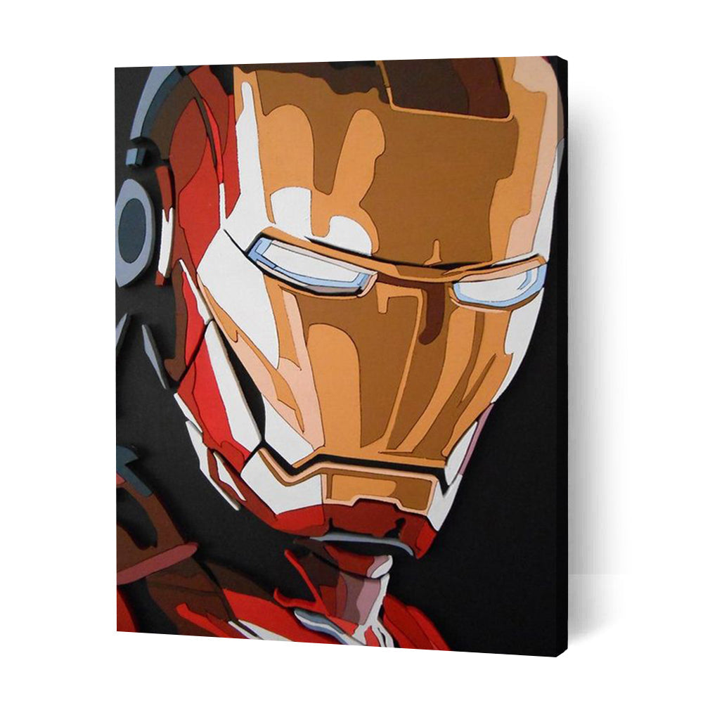 Iron Man - Paint By Numbers Cities