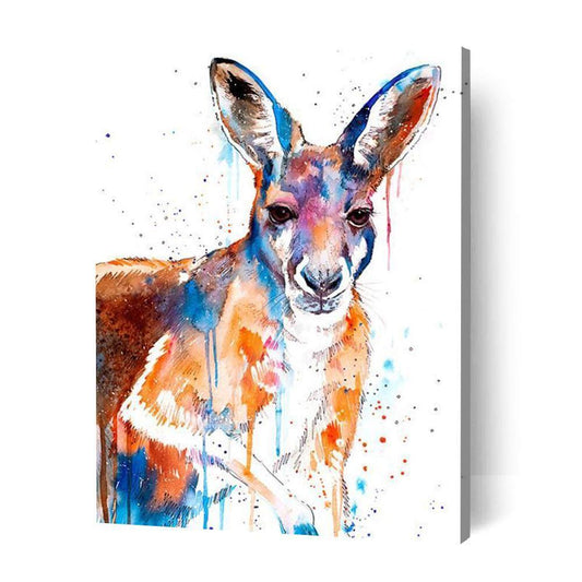 Psychedelic Kangaroo - Paint By Numbers Cities