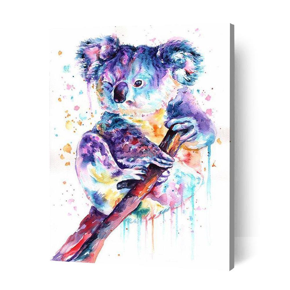 Abstract Koala - Paint By Numbers Cities