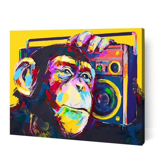 Jukebox Chimp - Paint By Numbers Cities