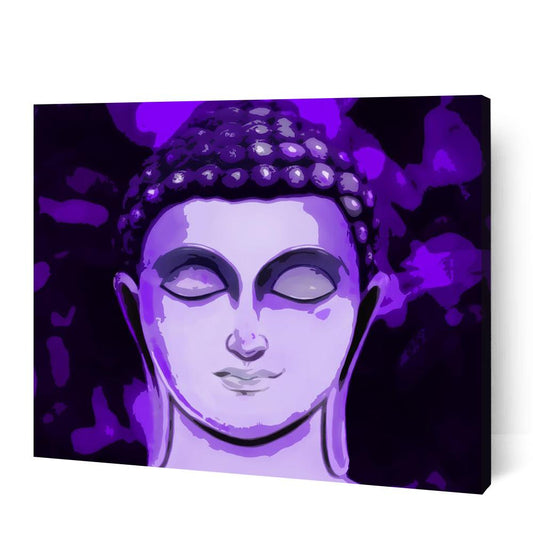 Purple Shade Buddha - Paint By Numbers Cities