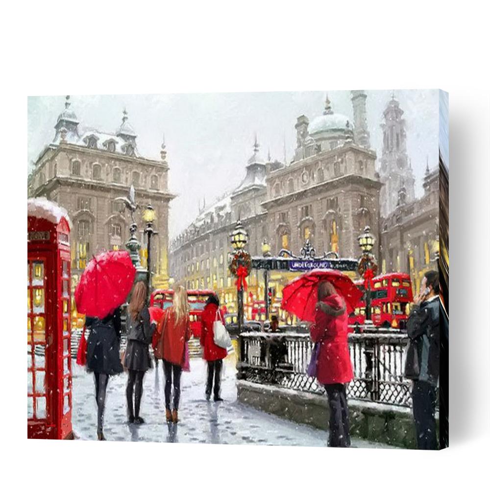 Winter in London - Paint By Numbers Cities