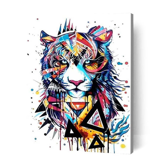 Abstract Predator - Paint By Numbers Cities