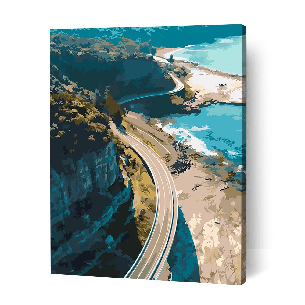 Sea Cliff Bridge - Clifton - Paint By Numbers Cities