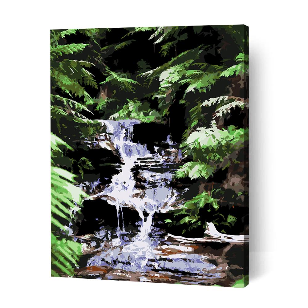 Cascade Falls - Blue Mountains - Paint By Numbers Cities