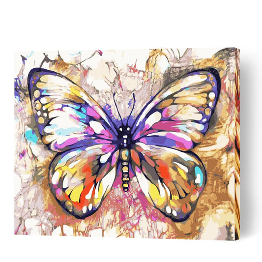 A Butterfly Abstract Art - Paint By Numbers Cities
